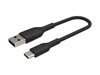 Picture of Belkin USB-C/USB-A Cable 15cm PVC, black CAB001bt0MBK