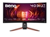 Picture of BenQ Mobiuz EX3410R - LED monitor - curved - 34" - 3440 x 1440 UWQHD @ 144 Hz - VA - 350 cd / m² - 3000:1 - DisplayHDR 400 - 1 ms - 2xHDMI, DisplayPort - speakers with subwoofer