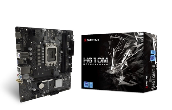 Изображение Biostar H610MT-E motherboard Intel H610 LGA 1700 micro ATX