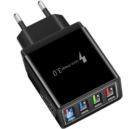 Picture of Blackmoon BK-382 4xUSB Charger QC 3.0