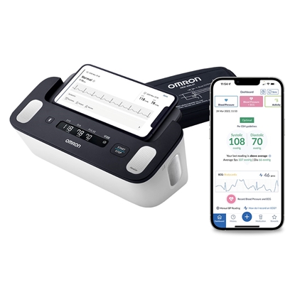Attēls no Blood pressure monitor and ECG monitor - OMRON Complete (HEM-7530T-E3)
