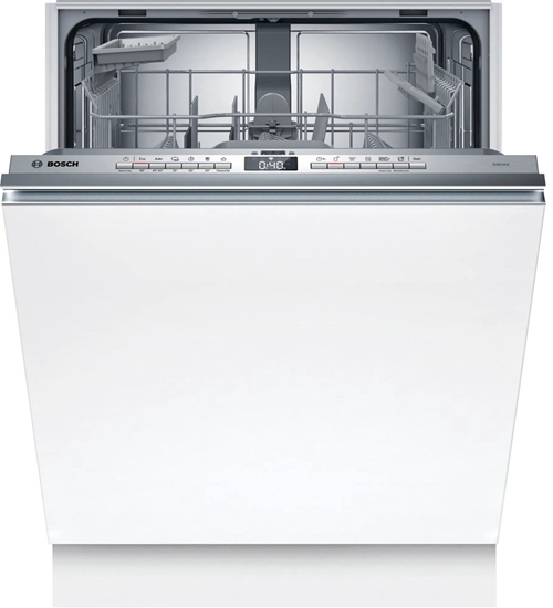 Изображение Dishwasher | SMV4HTX00E | Built-in | Width 60 cm | Number of place settings 13 | Number of programs 6 | Energy efficiency class D | Display | AquaStop function | White