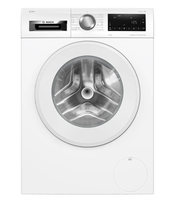 Attēls no Bosch | Washing Machine | WGG254AMSN | Energy efficiency class A | Front loading | Washing capacity 10 kg | 1400 RPM | Depth 63 cm | Width 60 cm | Display | LED | White