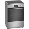 Picture of Bosch Serie 4 HKR39A250U cooker Freestanding cooker Ceramic Stainless steel A