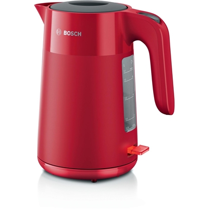 Attēls no Bosch TWK2M164 electric kettle 1.7 L 2400 W Black, Grey, Red