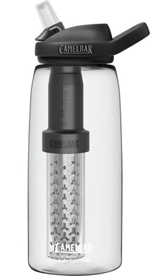 Picture of Bottle with filter CamelBak eddy+ 1L, filtered by LifeStraw, Clear