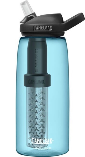 Picture of Bottle with filter CamelBak eddy+ 1L, filtered by LifeStraw, True Blue