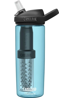 Picture of Bottle with filter CamelBak eddy+ 600ml, filtered by LifeStraw, True Blue