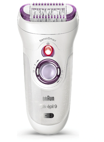 Picture of Braun | Epilator | SE9690 Silk-épil 9 | Operating time (max) 50 min | Number of power levels 2 | Wet & Dry | White/Purple