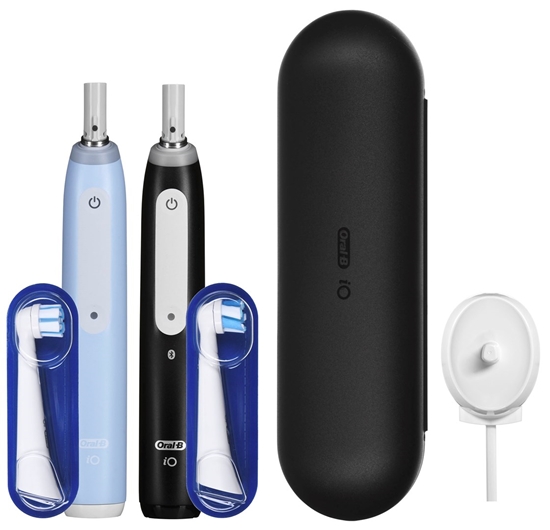 Picture of Braun Oral-B iO 3 electric toothbrush set DUO BLACK & BLUE