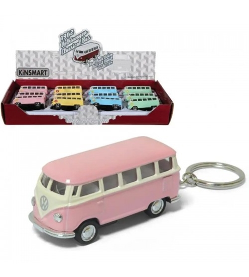 Изображение Breloks metāla auto modelis 1962 VOLKSWAGEN CLASSIC BUS 5 cm KT2546K