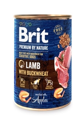 Attēls no BRIT Premium by Nature Lamb with Buckwheat - Wet dog food - 400 g