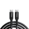 Picture of BUCM-CM30AB Kabel USB-C - USB-C 2.0, 3m, PD 60W, 3A, ALU, oplot, Czarny