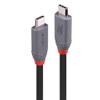 Picture of CABLE USB4 240W TYPE C 0.8M/40GBPS ANTHRA LINE 36956 LINDY