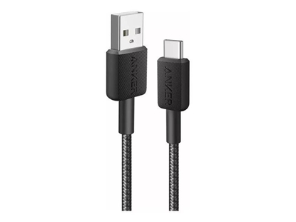 Attēls no CABLE USB-A TO USB-C 1.8M/322 BLACK A81H6G11 ANKER