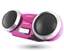Attēls no Camry Premium CR 1139p Stereo portable speaker Black, Grey, Pink 5 W