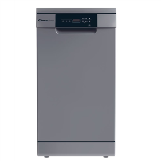 Picture of Candy | Dishwasher | CDPH 2D1047S | Free standing | Width 44.8 cm | Number of place settings 10 | Number of programs 7 | Energy efficiency class E | Display | Silver