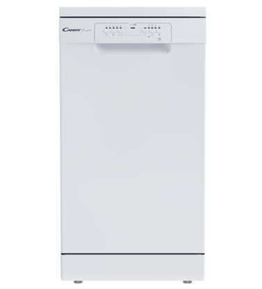 Attēls no Dishwasher | CDPH 2L1049W-01 | Free standing | Width 45 cm | Number of place settings 10 | Number of programs 5 | Energy efficiency class E | White