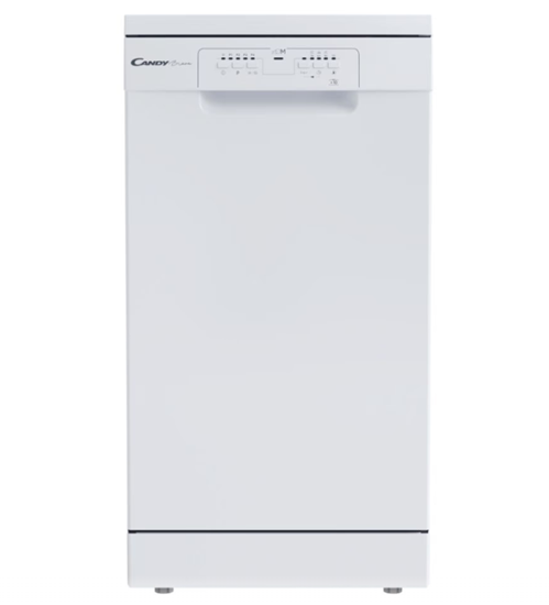 Изображение Dishwasher | CDPH 2L1049W-01 | Free standing | Width 45 cm | Number of place settings 10 | Number of programs 5 | Energy efficiency class E | White