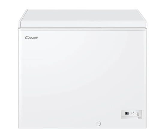 Изображение Candy | Freezer | CHAE 2002E | Energy efficiency class E | Chest | Free standing | Height 84.5 cm | Total net capacity 196 L | White