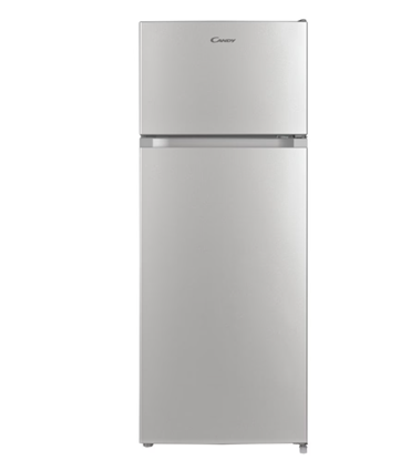 Attēls no Candy | Refrigerator | CDG1S514ES | Energy efficiency class E | Free standing | Double Door | Height 142.8 cm | Fridge net capacity 170 L | Freezer net capacity 41 L | 41 dB | Silver