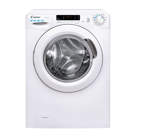 Изображение Candy | Washing Machine | CS1482DW4/1-S | Energy efficiency class B | Front loading | Washing capacity 8 kg | 1400 RPM | Depth 53 cm | Width 60 cm | Display | LCD | White