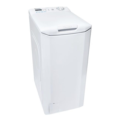 Attēls no Candy | Washing machine | CST 06LET/1-S | Energy efficiency class D | Top loading | Washing capacity 6 kg | 1000 RPM | Depth 60 cm | Width 41 cm | LED | Near Field Communication (NFC) | White