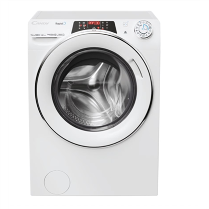 Attēls no Candy | Washing Machine with Dryer | ROW 4966DWMC7-S | Energy efficiency class D | Front loading | Washing capacity 9 kg | 1400 RPM | Depth 58 cm | Width 60 cm | Display | TFT | Drying system | Drying capacity 6 kg | Steam function | White