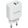 Picture of CANYON H-140-01, Wall charger with 1USB-A, 2 USB-C. Input:100-240V~50/60Hz, 2.0A Max. USB-A Output