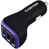 Изображение CANYON C-08, Universal 3xUSB car adapter, Input 12V-24V