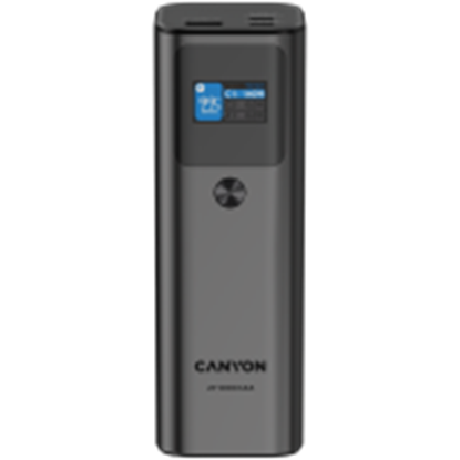 Изображение CANYON PB-2010, allowed for air travel power bank 27000mAh/97.2Wh Li-poly battery, in/out:2xUSB