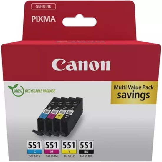 Picture of CANON CLI-551 Ink Cartridge C/M/Y/BK