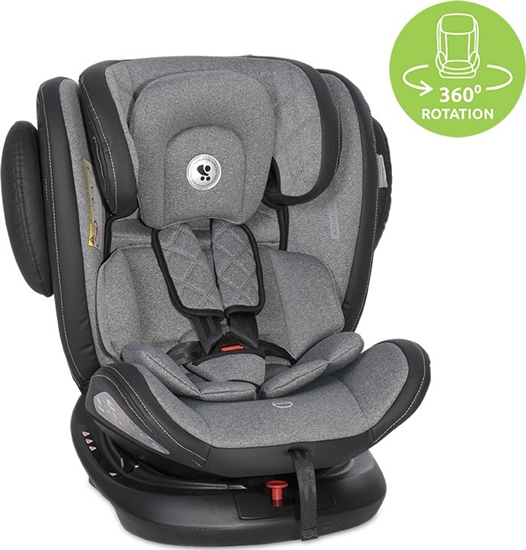 Picture of AUTOMOBILINĖ KĖDUTĖ CAR SEAT AVIATOR ISOFIX 0-36KG BLACK&LIGHT GREY