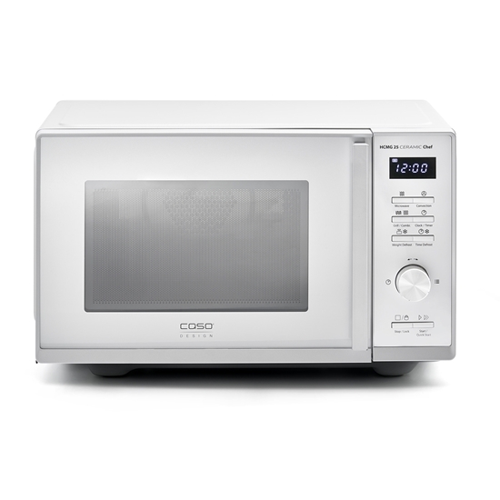 Picture of Caso  Chef HCMG 25  Microwave Oven  Free standing  900 W  Convection  Grill  Stainless Steel 03355