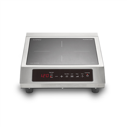 Attēls no Caso | Mobile Hob | ProChef 3500 | Number of burners/cooking zones 1 | Touch | Stainless Steel/Black