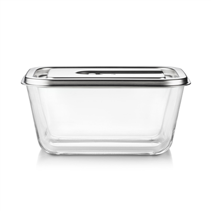 Attēls no Caso Glass Vacuum Container with Plastic Lid | VacuBoxx Inox XL | Transparent