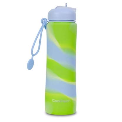 Изображение COOLPACK Silikon water bottle Pump 600 ml Girls Blue