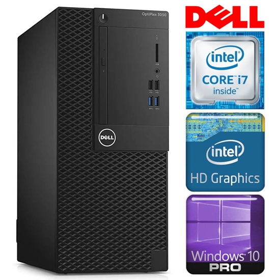 Изображение DELL 3050 Tower i7-7700 16GB 1TB SSD M.2 NVME WIN10Pro