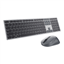 Picture of Dell Premier Multi-Device Keyboard and Mouse | KM7321W | Keyboard and Mouse Set | Wireless | Ukrainian | Titanium Gray | 2.4 GHz, Bluetooth 5.0