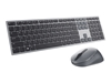 Изображение Dell Premier Multi-Device Keyboard and Mouse | KM7321W | Keyboard and Mouse Set | Wireless | Ukrainian | Titanium Gray | 2.4 GHz, Bluetooth 5.0