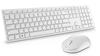 Изображение Dell Pro Wireless Keyboard and Mouse - KM5221W - US International (QWERTY) - White