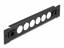 Изображение Delock 10″ D-Type Patch Panel 6 port tool free black