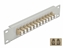 Picture of Delock 10″ Fiber Optic Patch Panel 12 Port LC Duplex beige 1U grey