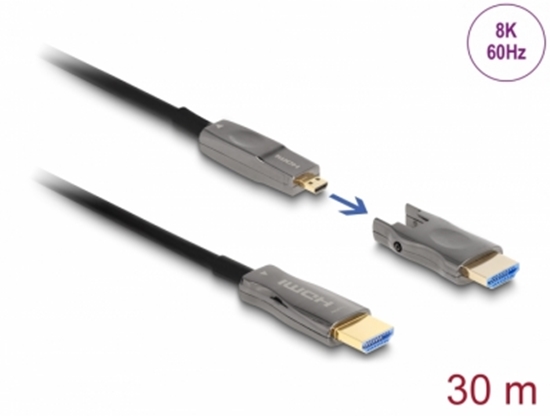 Изображение Delock Active Optical 5 in 1 HDMI Cable 8K 60 Hz 30 m