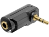 Picture of Delock Adapter Audio Stereo 3.5 mm 3 pin plug  jack angled