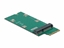 Attēls no Delock Adapter M.2 Key B+M to Mini PCIe slot (PCIe / USB)