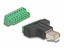 Attēls no Delock Adapter RJ45 male > Terminal Block 8 pin 2-part 3.81 mm