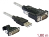 Picture of Delock Adapter USB 2.0 > 1 x Serial DB9 + Adapter DB25