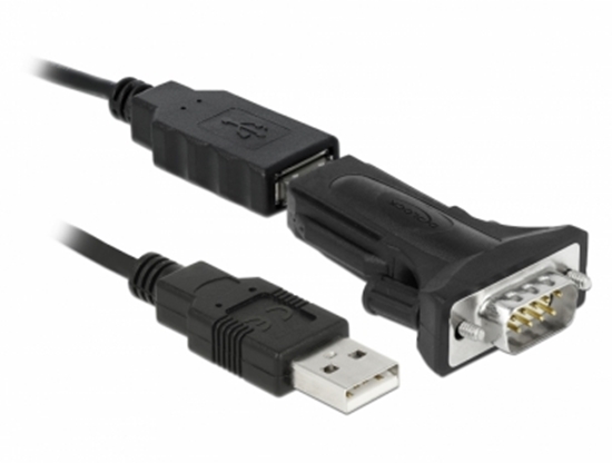 Picture of Delock Adapter USB 2.0 Typ-A Stecker zu 1 x Seriell RS-422/485 DB9