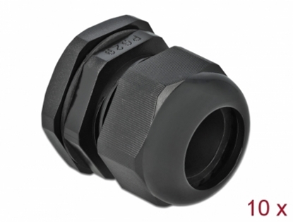 Изображение Delock Cable Gland PG29 10 pieces black